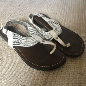 White summer sandals!